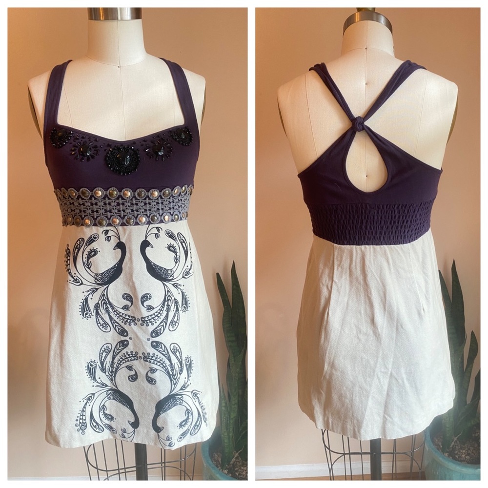 Rare Free People Birds of Paradise Mini Dress